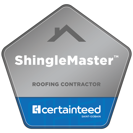 North Lake Roofing Shingle Master Badge